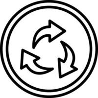 Recycle Vector Icon Design