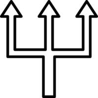 Triple Arrows Vector Icon Design