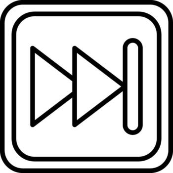 Next Button Vector Icon Design