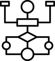Flow Chart Vector Icon Design