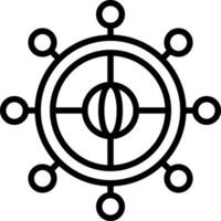 Rudder Vector Icon Design