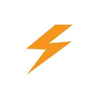 Flash thunderbolt Template vector icon illustration