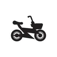 Electric bike logo icon, simple design vector illustration