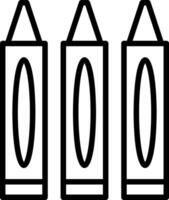 Crayons Vector Icon Design