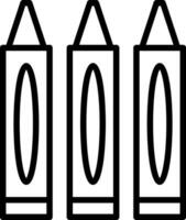 Crayons Vector Icon Design