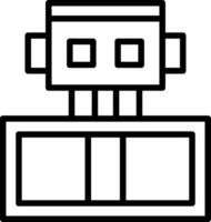 diseño de icono de vector de robot