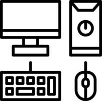 diseño de icono de vector de computadora