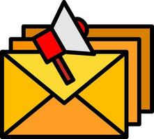 Email Marketing Vector Icon Design