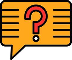 Question Vector Icon Design