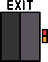 Exit Vector Icon Design