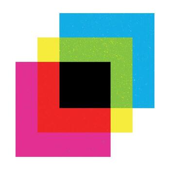 Risograph effect Abstract Geometric shapes.Geometric Abstract Shapes risograph texture.Risograph style vector