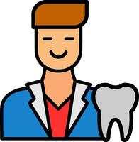 diseño de icono de vector de dentista