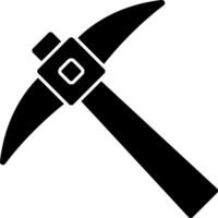 Pickaxe Vector Icon Design