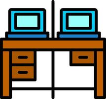 Work Space Vector Icon Design