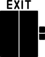 Exit Vector Icon Design