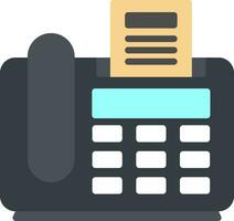 Fax Machine Vector Icon Design