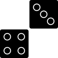 Dice Vector Icon Design