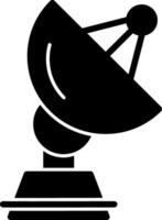 diseño de icono de vector de antena parabólica