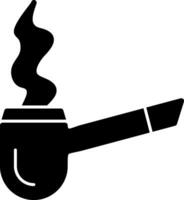 Smoking Pipe Vector Icon Design