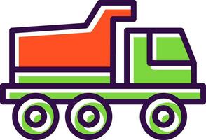 Toy Truck Vector Icon Design