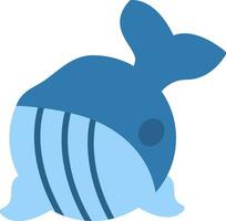 Whale Vector Icon Design