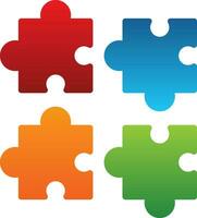 Puzzles Vector Icon Design