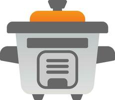 Rice Cooker Vector Icon Design