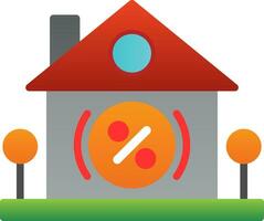 House Loan Vector Icon Design
