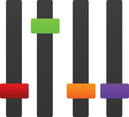 Volume Control Vector Icon Design