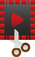 Video Editor Vector Icon Design