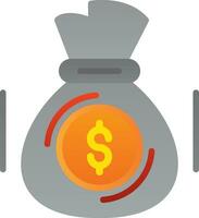 Money Bag Vector Icon Design