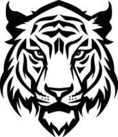 Tiger, Minimalist and Simple Silhouette - Vector illustration