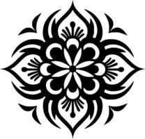 Mandala - Minimalist and Flat Logo - Vector illustration