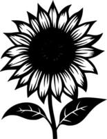 Sunflower - High Quality Vector Logo - Vector illustration ideal for T-shirt graphic