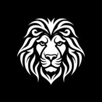 Lion - Minimalist and Flat Logo - Vector illustration