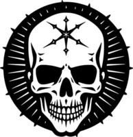 Skull - High Quality Vector Logo - Vector illustration ideal for T-shirt graphic