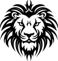 Lion, Minimalist and Simple Silhouette - Vector illustration