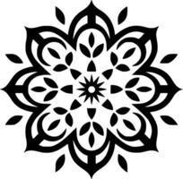 Mandala - Minimalist and Flat Logo - Vector illustration