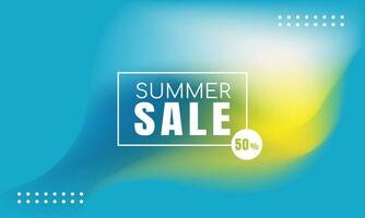 Summer Sale Abstract Banner liquid gradient Background. Fluid colour mix. vivid color blend. Modern Design Template For Your ad Banner, Poster, Cover, Web page, Brochure, and flyer. Vector