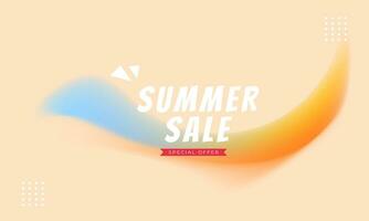 Summer Sale Abstract Banner liquid gradient Background. Fluid colour mix. vivid color blend. Modern Design Template For Your ad Banner, Poster, Cover, Web page, Brochure, and flyer. Vector