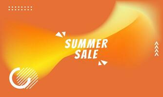 Summer Sale Abstract Banner liquid gradient Background. Fluid colour mix. vivid color blend. Modern Design Template For Your ad Banner, Poster, Cover, Web page, Brochure, and flyer. Vector