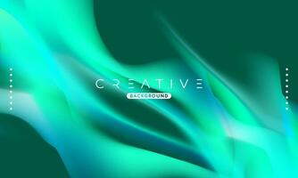 Abstract liquid gradient Background. Fluid color mix. Green Color blend. Modern Design Template For Your ads, Banner, Poster, Cover, Web, Brochure, and flyer. Vector Eps 10