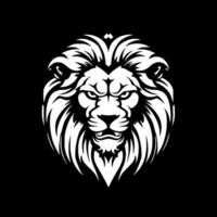 Lion - Minimalist and Flat Logo - Vector illustration