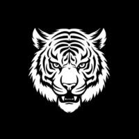 tigre, minimalista y sencillo silueta - vector ilustración