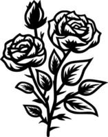 Roses - High Quality Vector Logo - Vector illustration ideal for T-shirt graphic