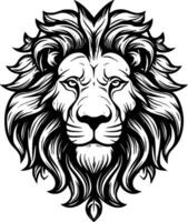 Lion - Minimalist and Flat Logo - Vector illustration