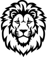 Lion - Minimalist and Flat Logo - Vector illustration