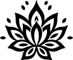 Lotus Flower - High Quality Vector Logo - Vector illustration ideal for T-shirt graphic