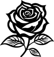 Rose - High Quality Vector Logo - Vector illustration ideal for T-shirt graphic