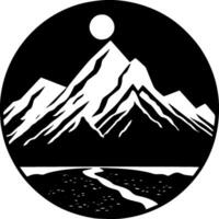 montañas - alto calidad vector logo - vector ilustración ideal para camiseta gráfico